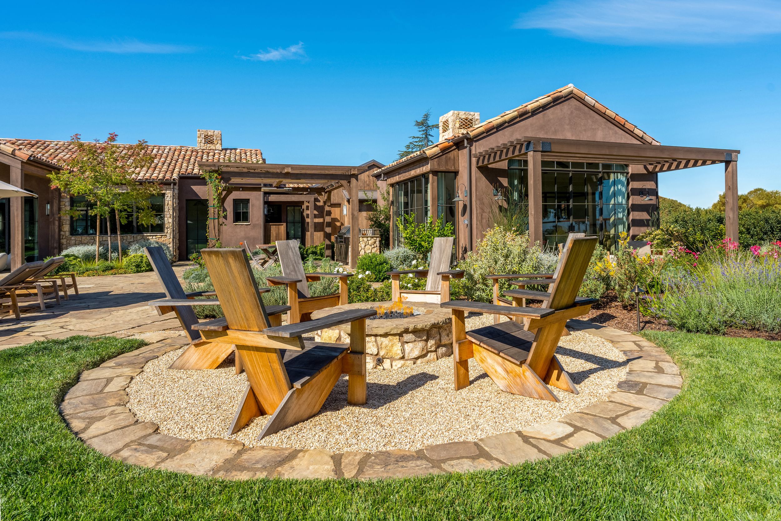 Michael Corona Photography Architectural & Design Residential Exterior fire pit yard