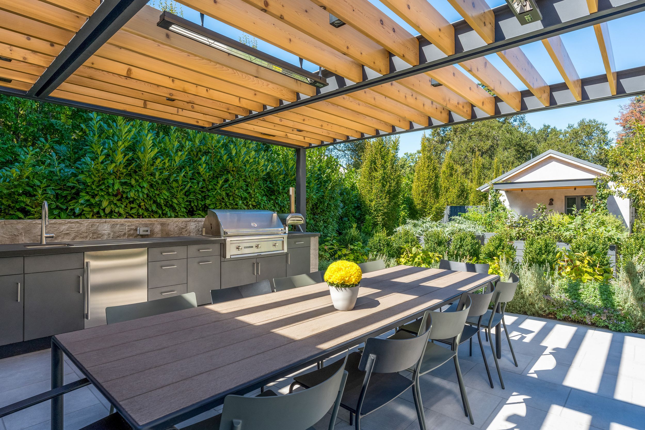 Michael Corona Photography Architectural & Design Residential Exterior dining area grill