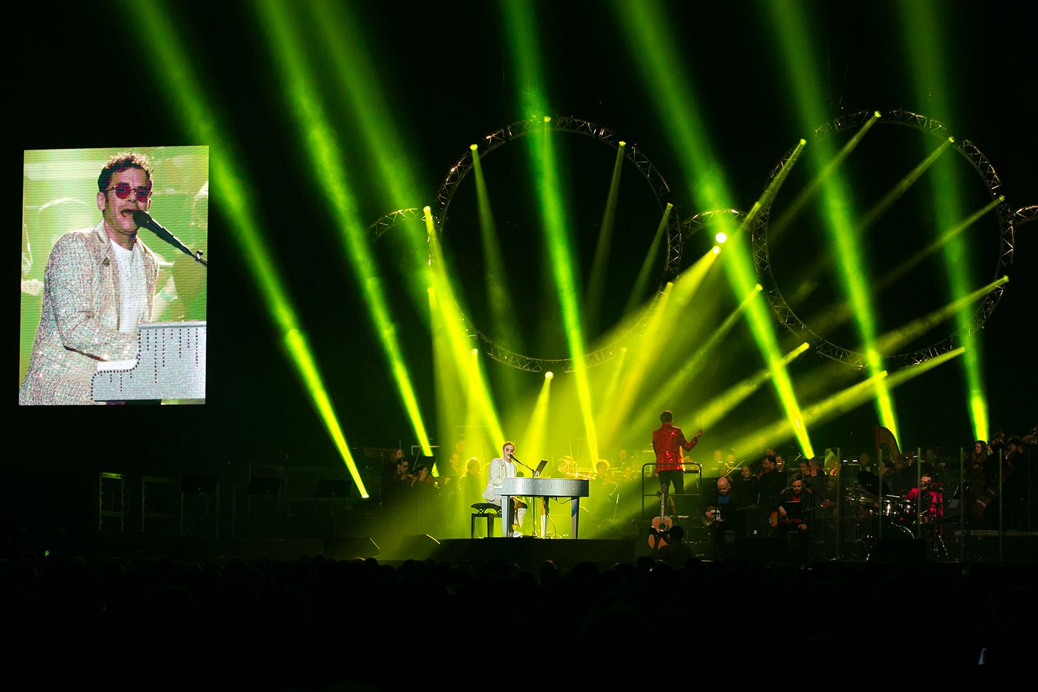 Peter Johanssons celebration the music of elton John I SAAB arena I Linköping. Fotograf Rebecca Nordin.