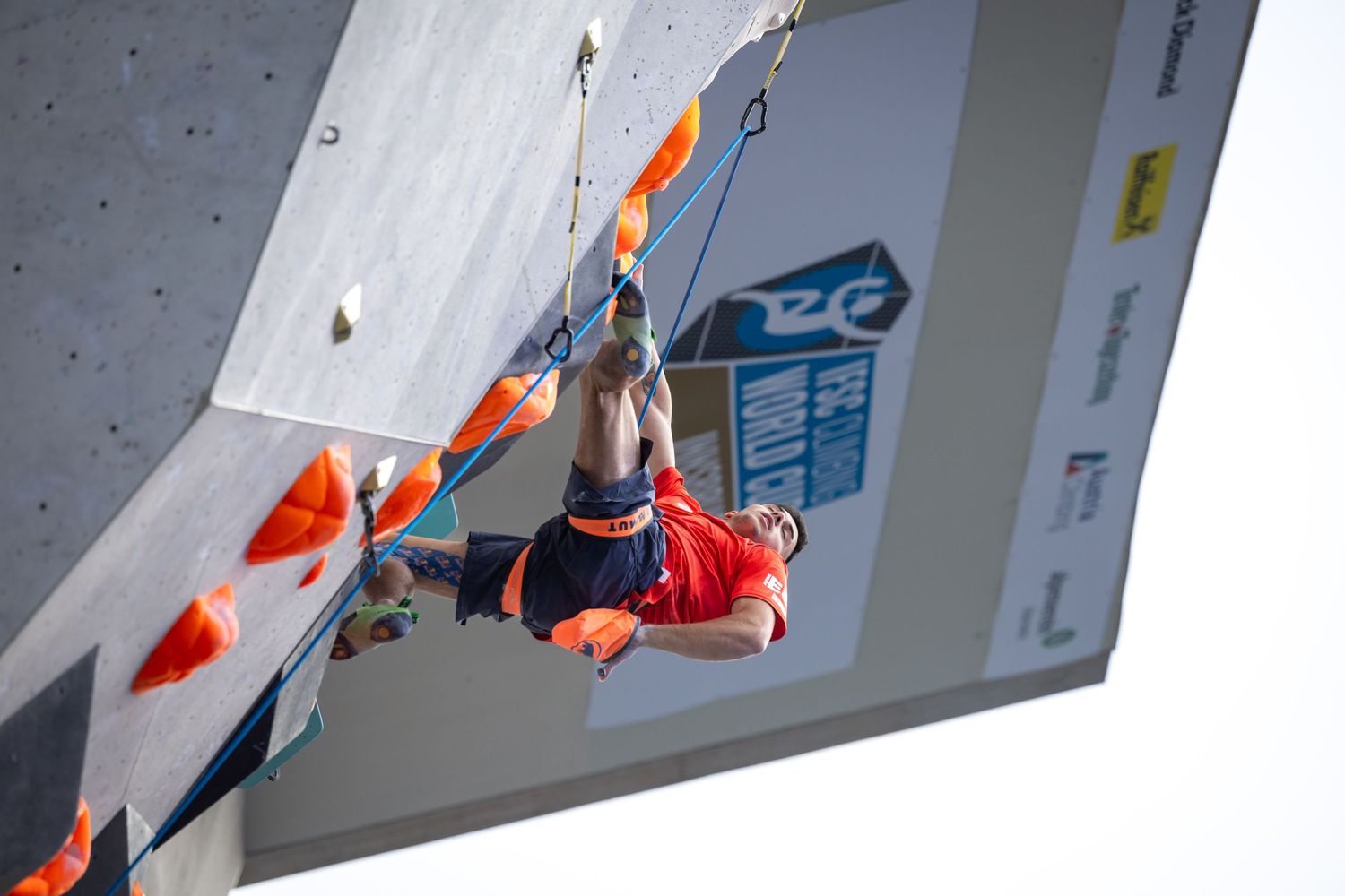 Sport climbing competition - photo by Jan Virt, Official World Climbing photographer
