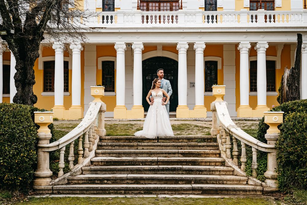 Noivos na quinta. Fotografia de Isidro Dias, fotógrafo de casamento de Cantanhede Coimbra