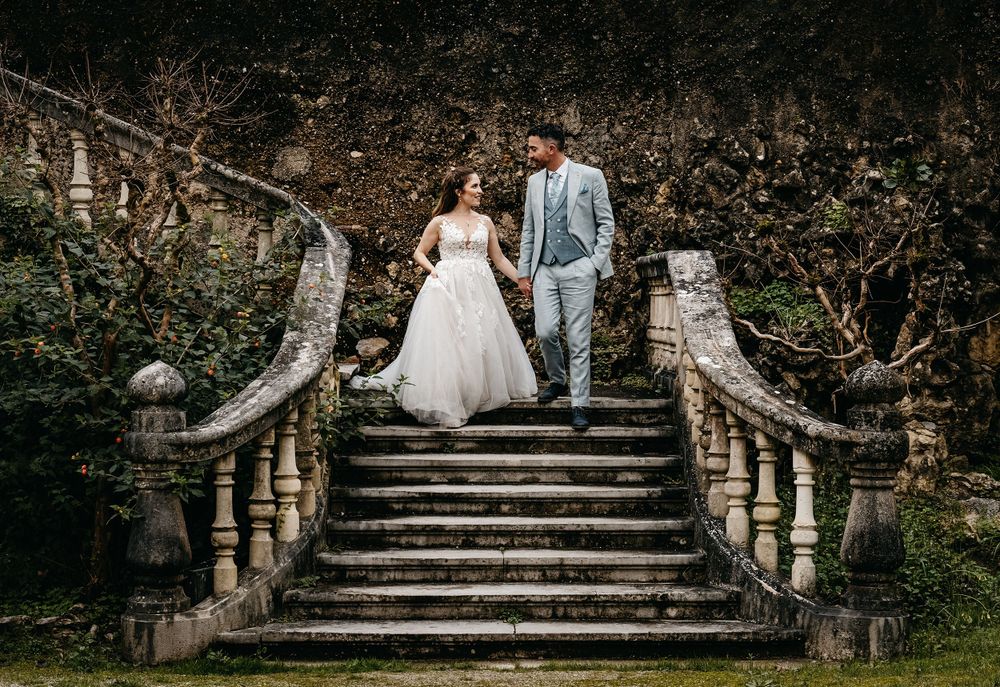 Noivos na quinta. Fotografia de Isidro Dias, fotógrafo de casamento de Cantanhede Coimbra
