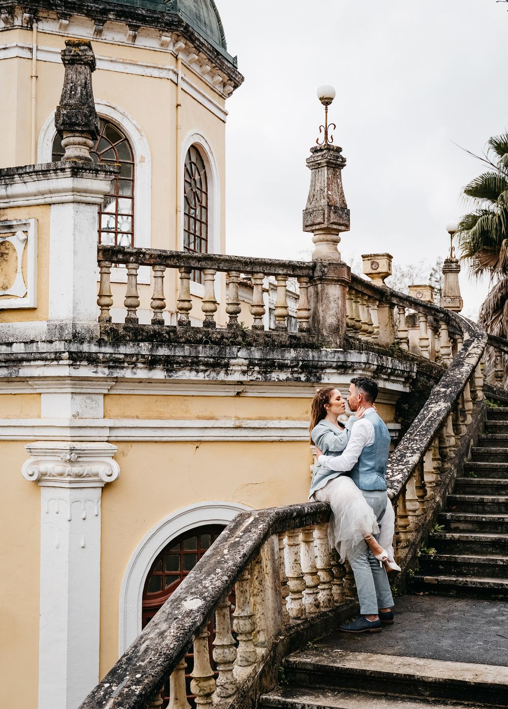 Noivos na quinta. Fotografia de Isidro Dias, fotógrafo de casamento de Cantanhede Coimbra