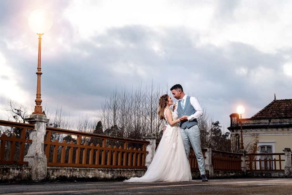Noivos na quinta. Fotografia de Isidro Dias, fotógrafo de casamento de Cantanhede Coimbra
