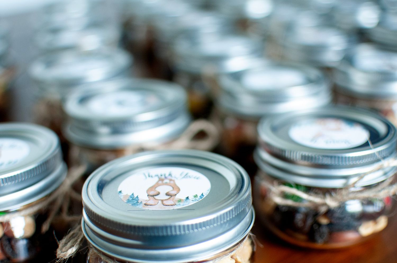 Party favors at a baby shower