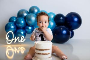 First Birthday Portrait Session in Studio Photography in Sussex County New Jersey