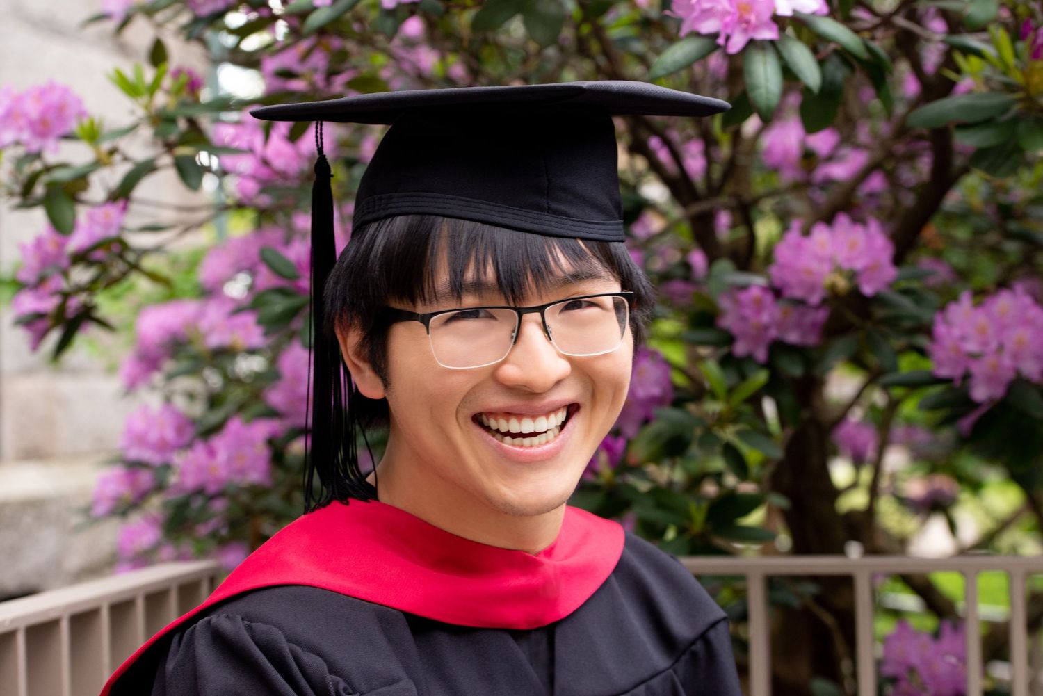 Graduation Portraits at Harvard University. Graduates on commencement days photos in caps & gowns celebrating with Leah Ramuglia Photography