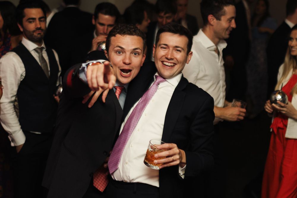 Getting caught capturing fun moments on the dance floor