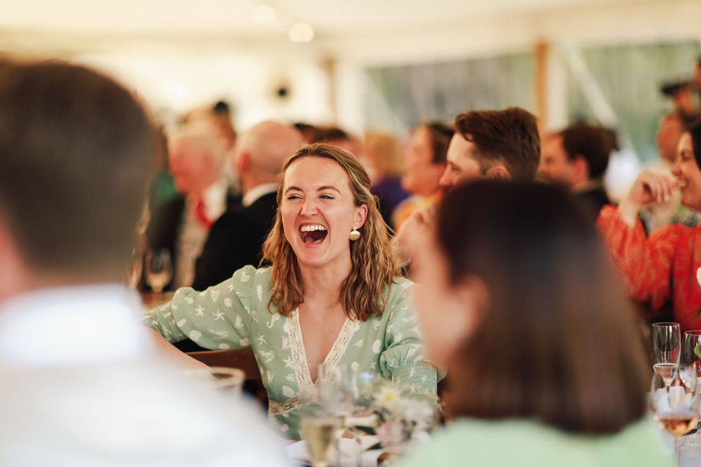 The wedding speeches, getting those natural photographs of your wedding guests having a great time