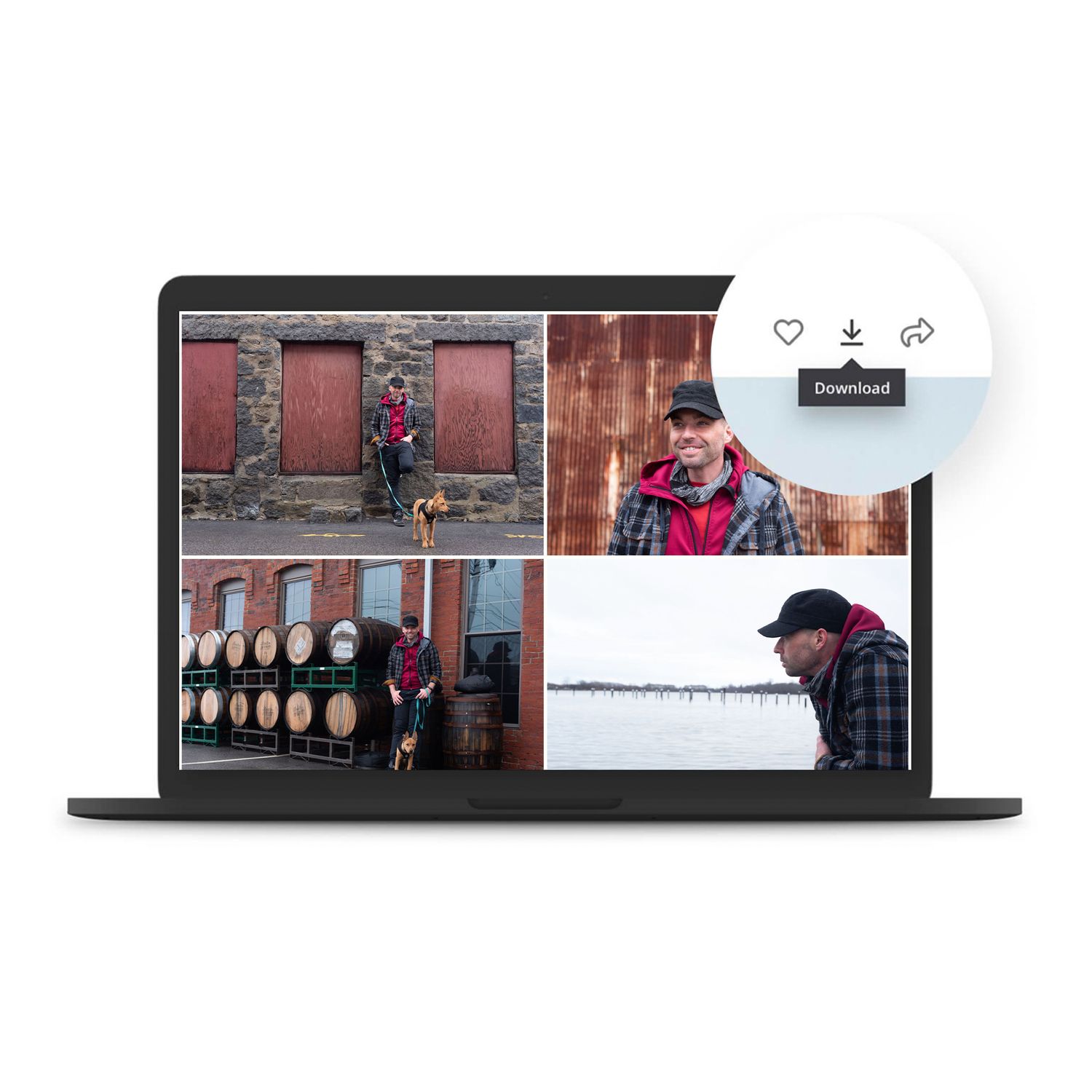 After your photoshoot, you’ll meet with Leah Ramuglia Photography on Zoom to select your favorite branding portraits for you to download.