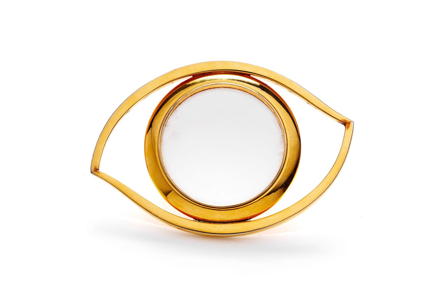 Hermes gold eye magnifier