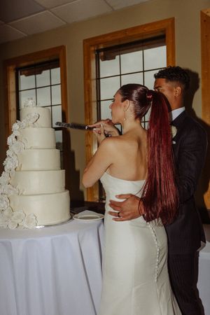 Cake cutting wedding Inso photos timeless magical