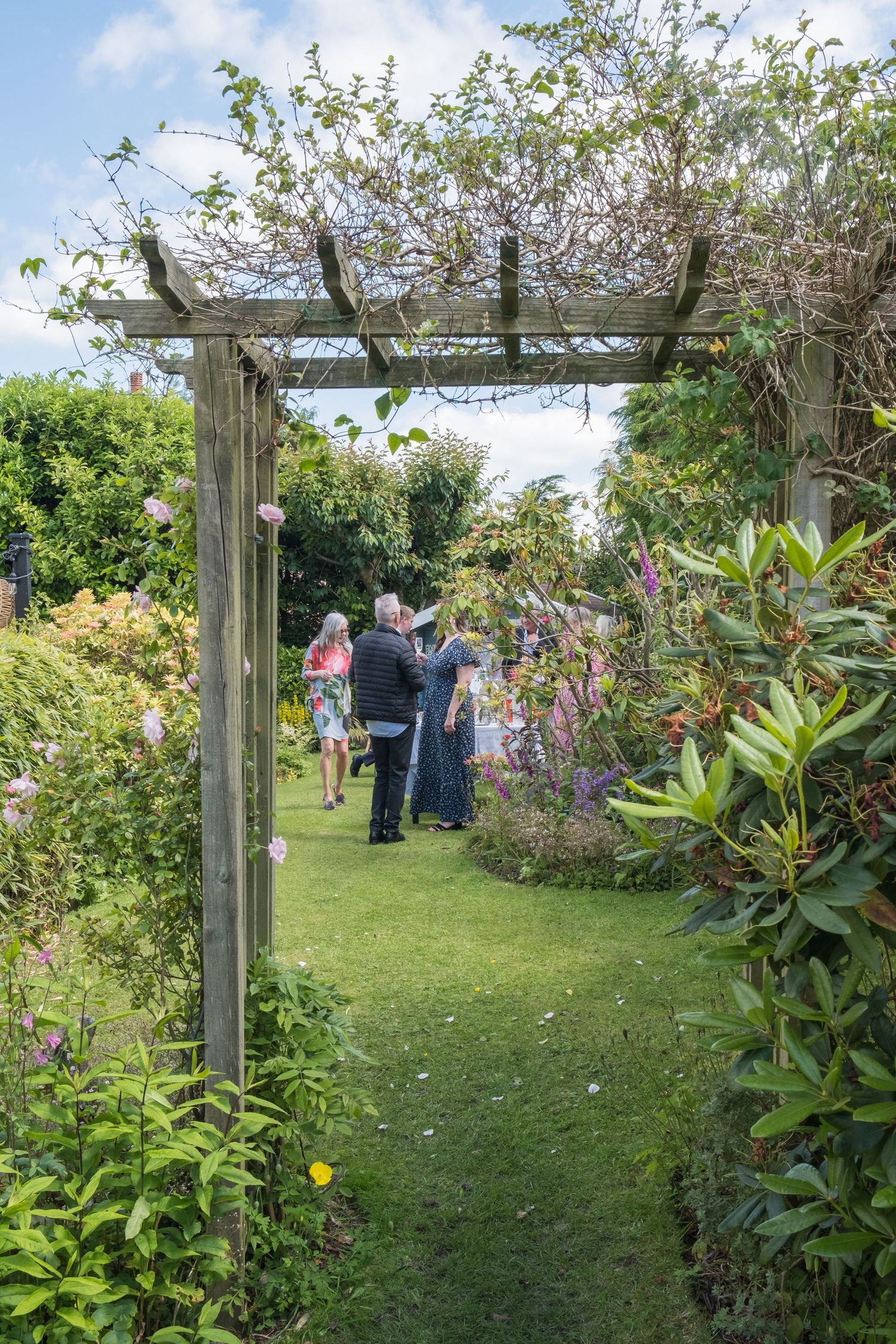 Wedding garden party