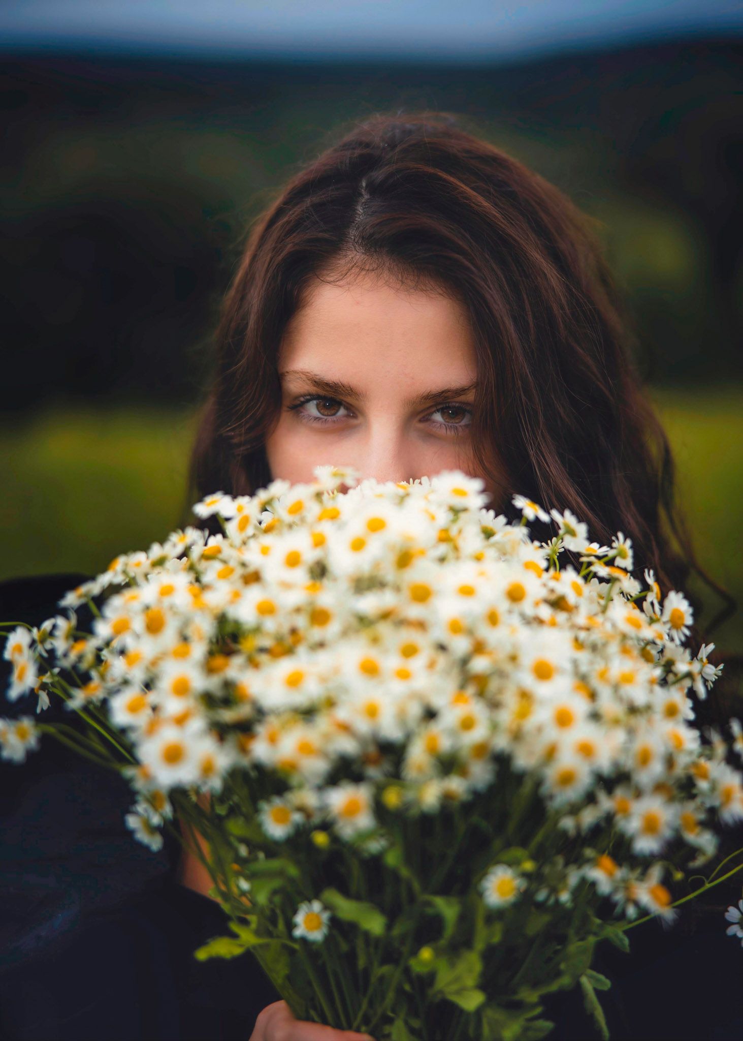 Photoshoot with Flowers