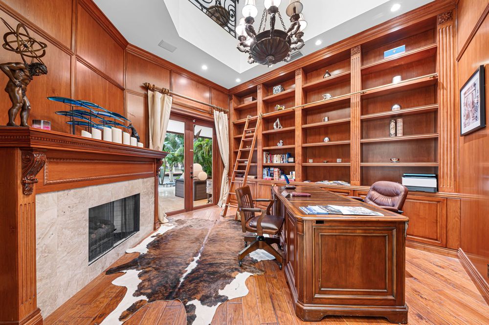 Real estate photography for this luxurious open-concept living and dining area in Fort Lauderdale