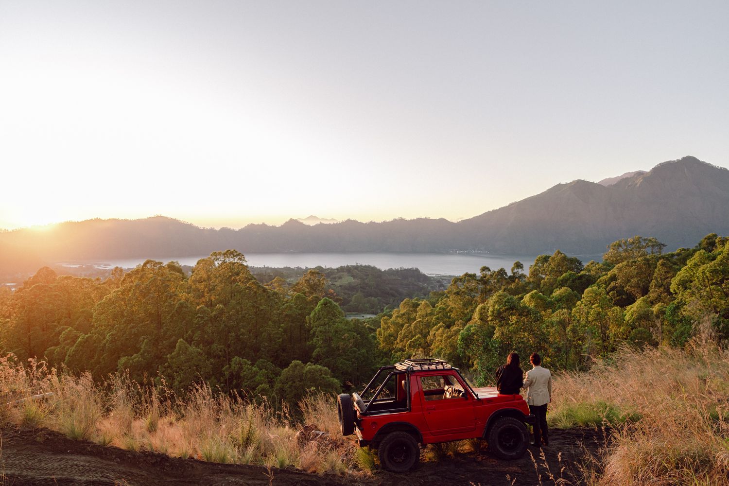 Bali Sunrise proposal at mt Batur