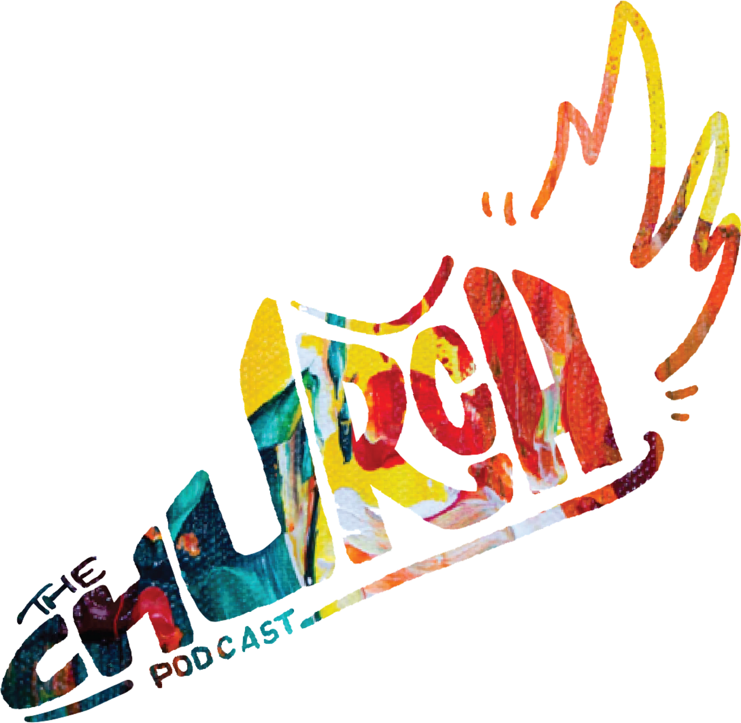 The Church Podcast logo design for Marathon youth Ministry