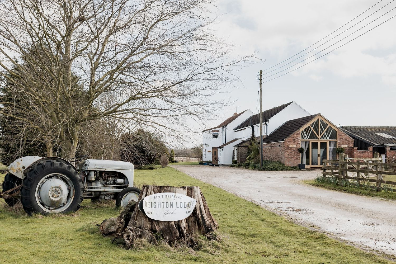A Yorkshire barn wedding venue.