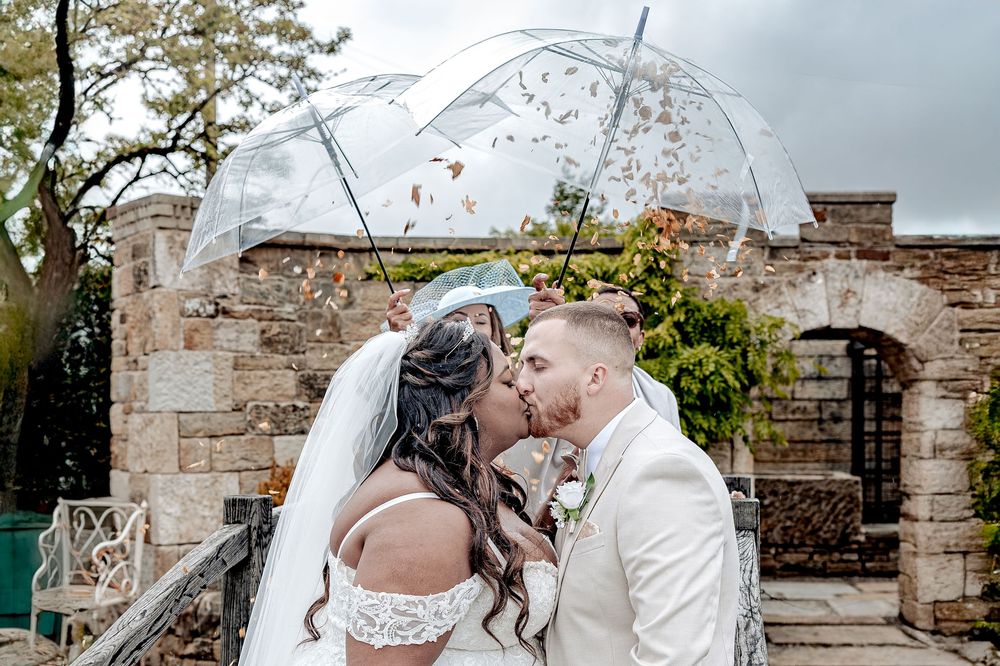 Natural wedding moment captured at The Moorlands wedding venue Yorkshire.