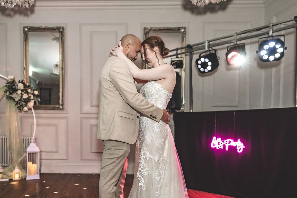 Real, natural moment captured by a Documentary wedding photographer at Dunedin House.