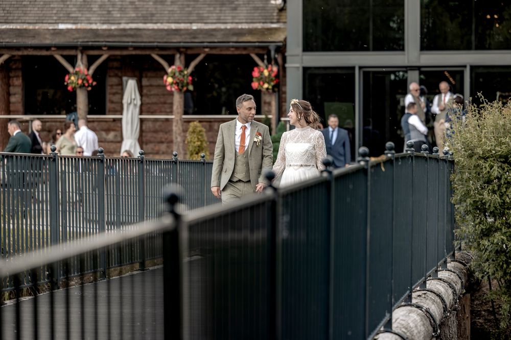 Natural wedding moment captured by a documentary wedding photographer at Oaklands Grand Lodge Yorkshire.
