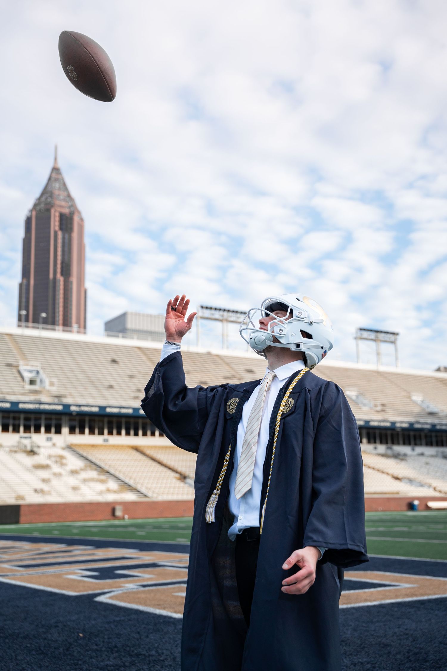 GT Georgia Tech student grad photos in atlanta Georgia before commencement
