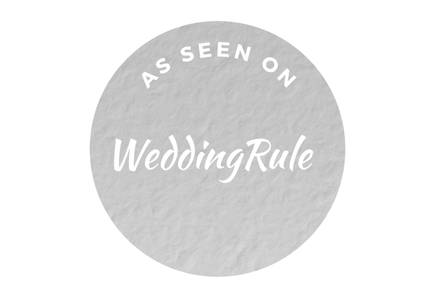 wedding rule badge