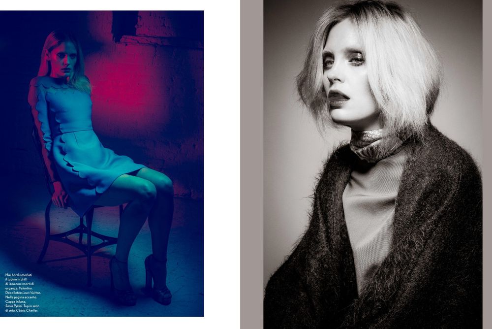 A moody fashion editorial series featuring dramatic lighting, gothic styling, and artistic black and white portraits.