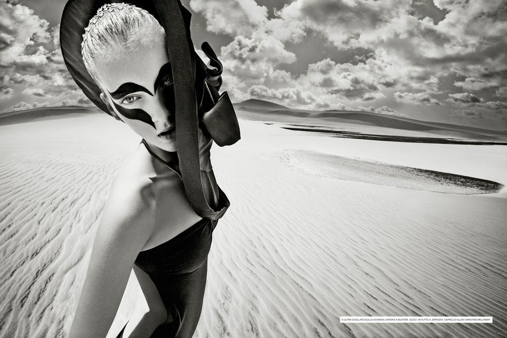Black and white photos of a couple dancing in formal attire on a sandy beach landscape.