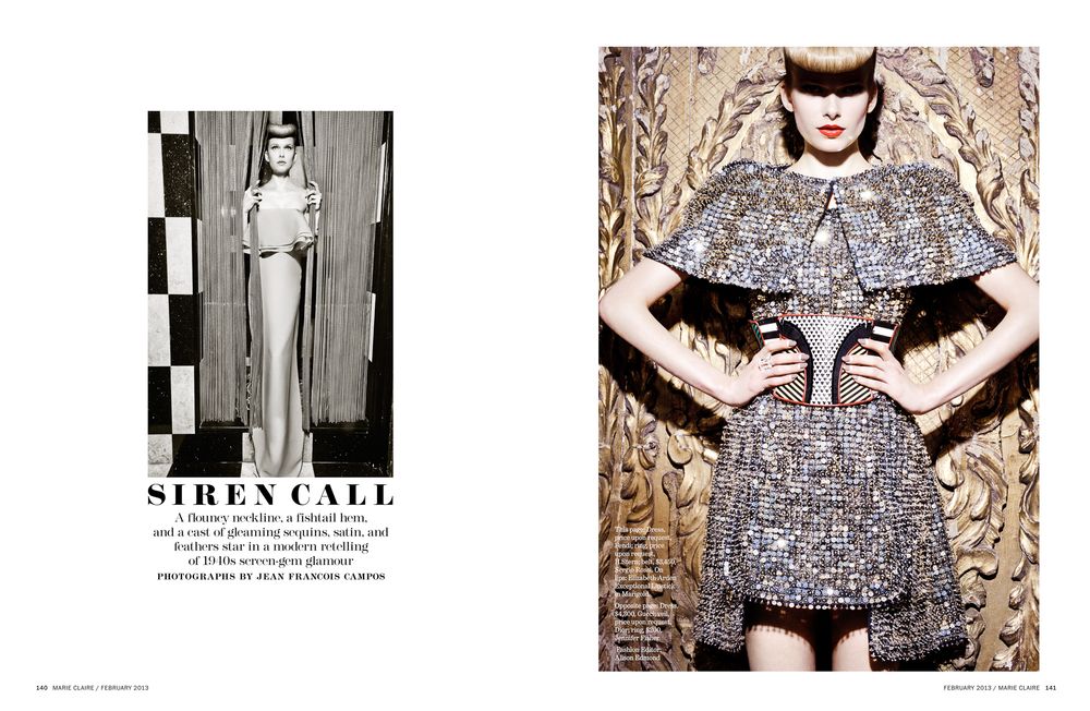 A fashion editorial collage featuring black and white photos with floral patterns and vintage-inspired styling.