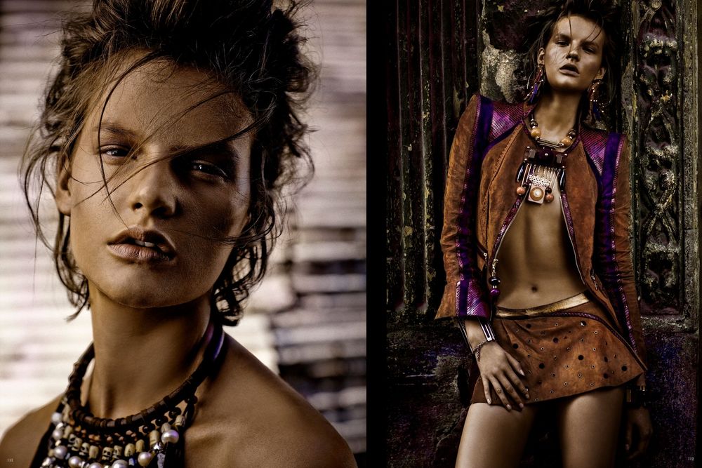 A series of artistic portrait photographs in dark moody lighting with dramatic shadows and poses.