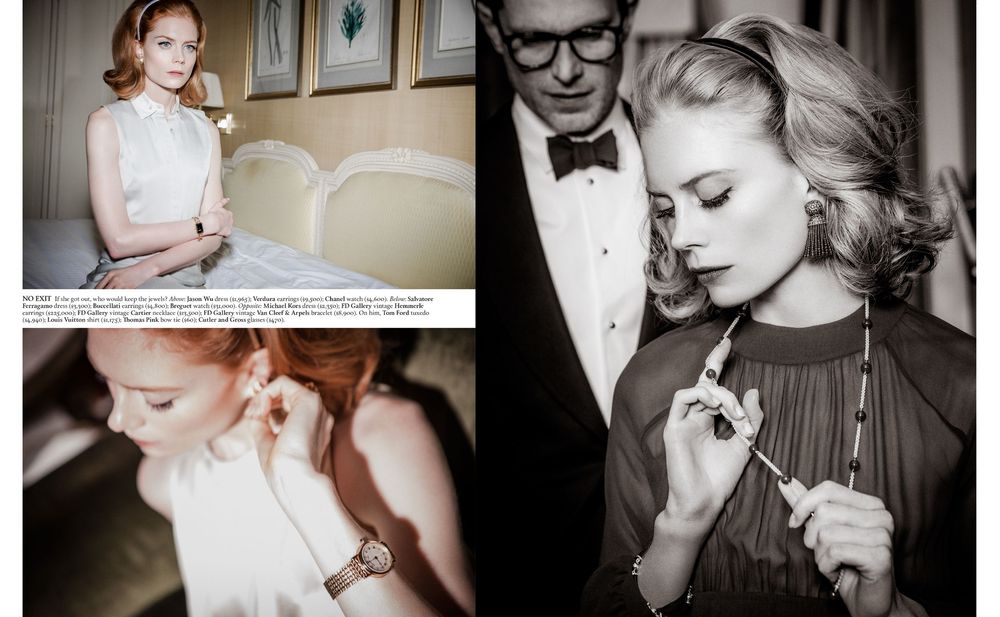 A collection of black and white photographs showing intimate moments of a couple on their wedding day.
