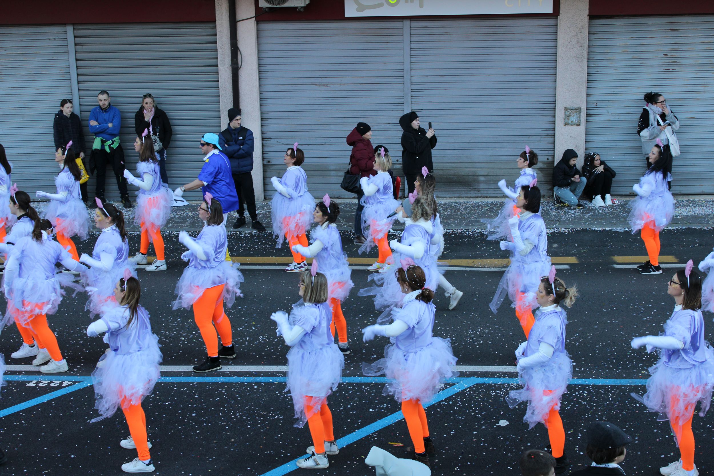Treviso Carnival Parade 2026. The Pro Loco of Sant’Angelo di Treviso with the show “Scrooge McDuck and the treasure that doesn't shine”.