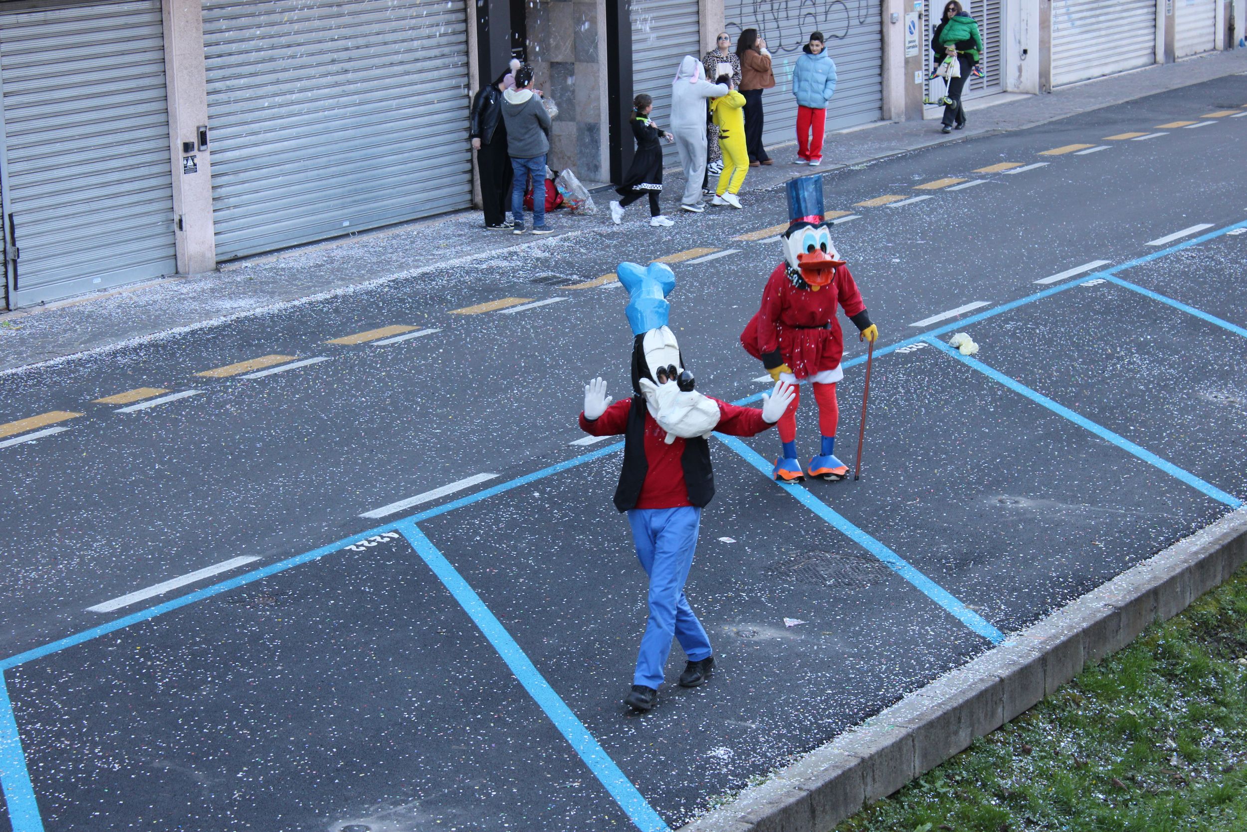 Treviso Carnival Parade 2026. The Pro Loco of Sant’Angelo di Treviso with the show “Scrooge McDuck and the treasure that doesn't shine”.
