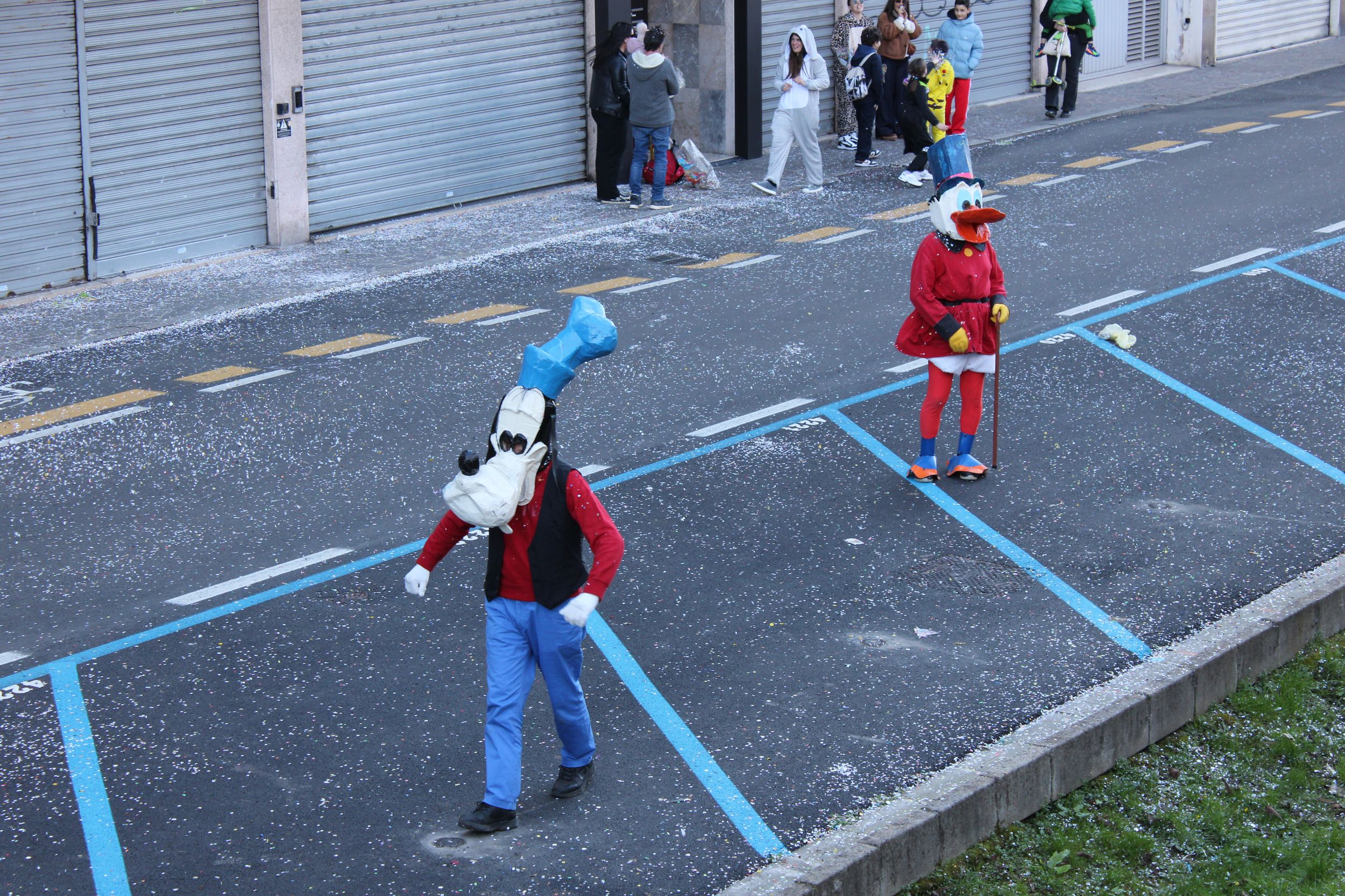 Treviso Carnival Parade 2026. The Pro Loco of Sant’Angelo di Treviso with the show “Scrooge McDuck and the treasure that doesn't shine”.