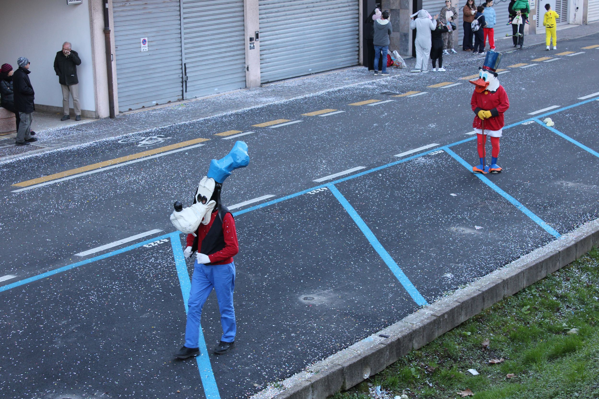 Treviso Carnival Parade 2026. The Pro Loco of Sant’Angelo di Treviso with the show “Scrooge McDuck and the treasure that doesn't shine”.