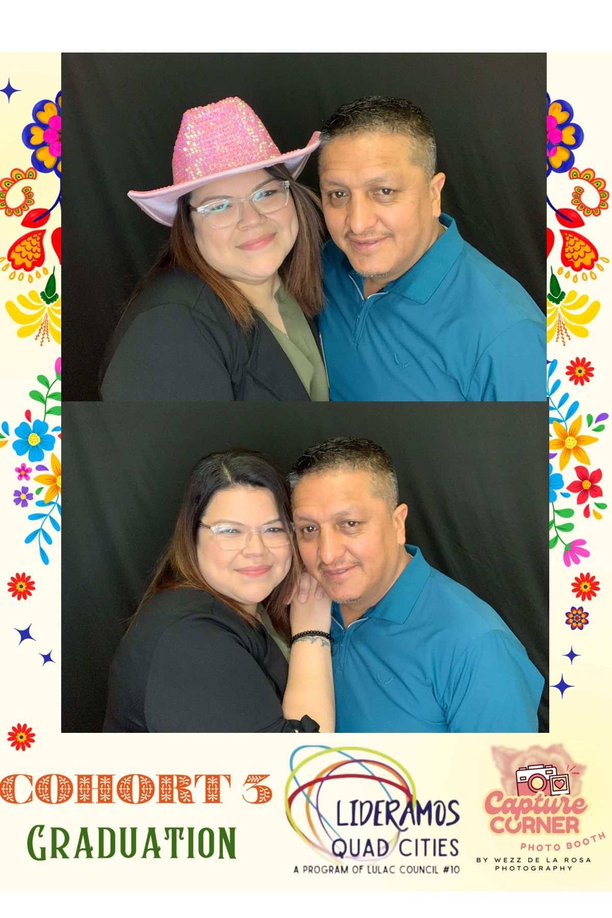Quad Cities photo booth rental for weddings, birthdays, and events. Capture Corner offers custom frames, premium props, and expert hosting.