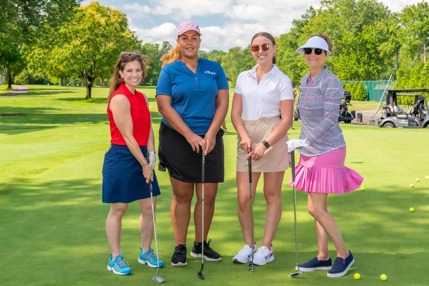 professional corporate event photography for a golf outing hosted by Robert Wood Johnson Health
