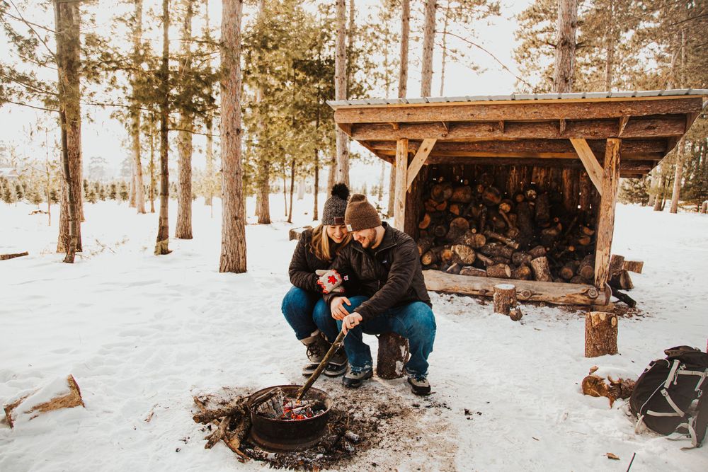 Hansen Tree Farm Minnesota Engagement Session