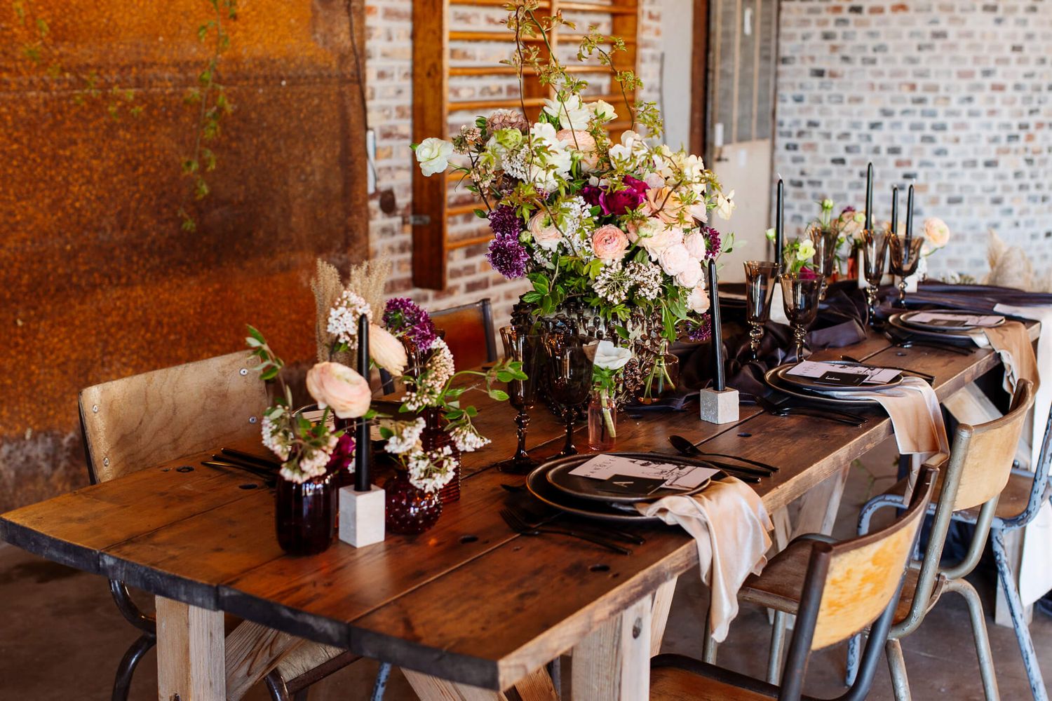 décoration de table de mariage élégante