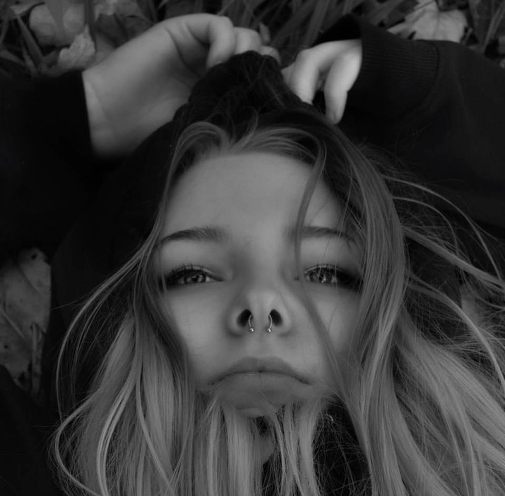up close and personal  portrait