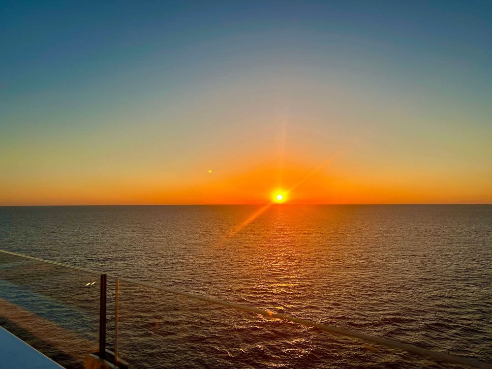 sunset in the gulf of mexico