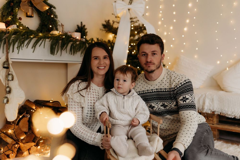 Christmas mini session in Peutie Vilvoorde 1800 near Brussels