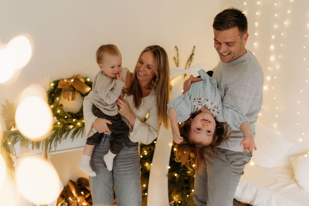 Christmas mini session in Peutie Vilvoorde 1800 near Brussels