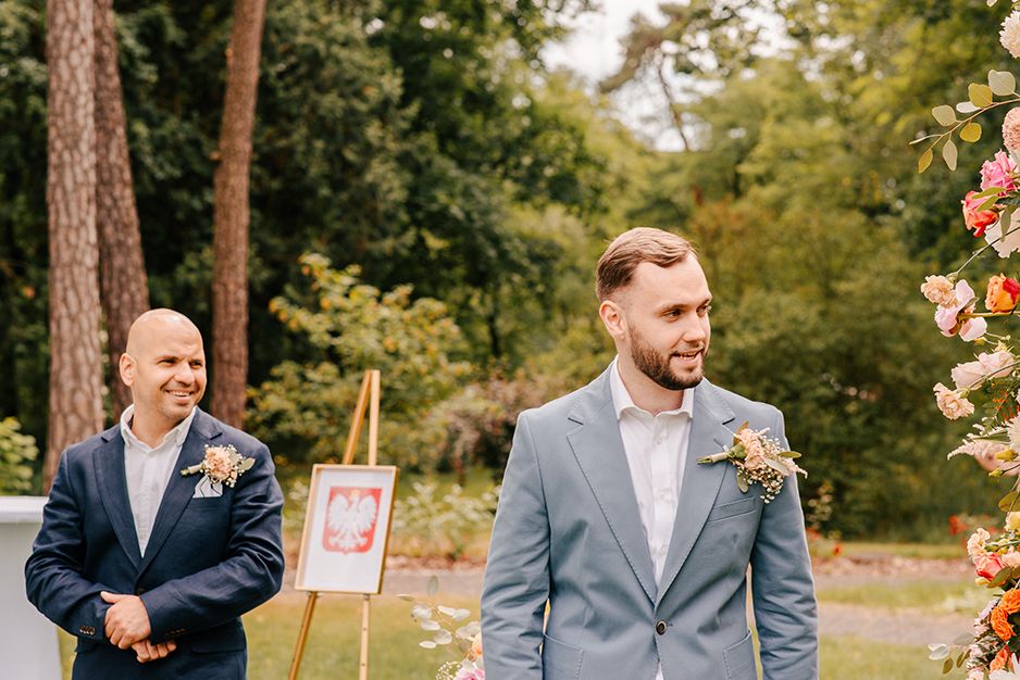 otwock nowy gurewicz wesele hoga studio fotograf slubny slub w plenerze dekoracje na slub przysiega slubna