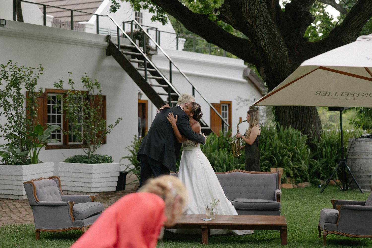 Jenny and Tobias at Montpellier wedding photos capturing celebrations and beautiful portraits with Christene de Coning Photography