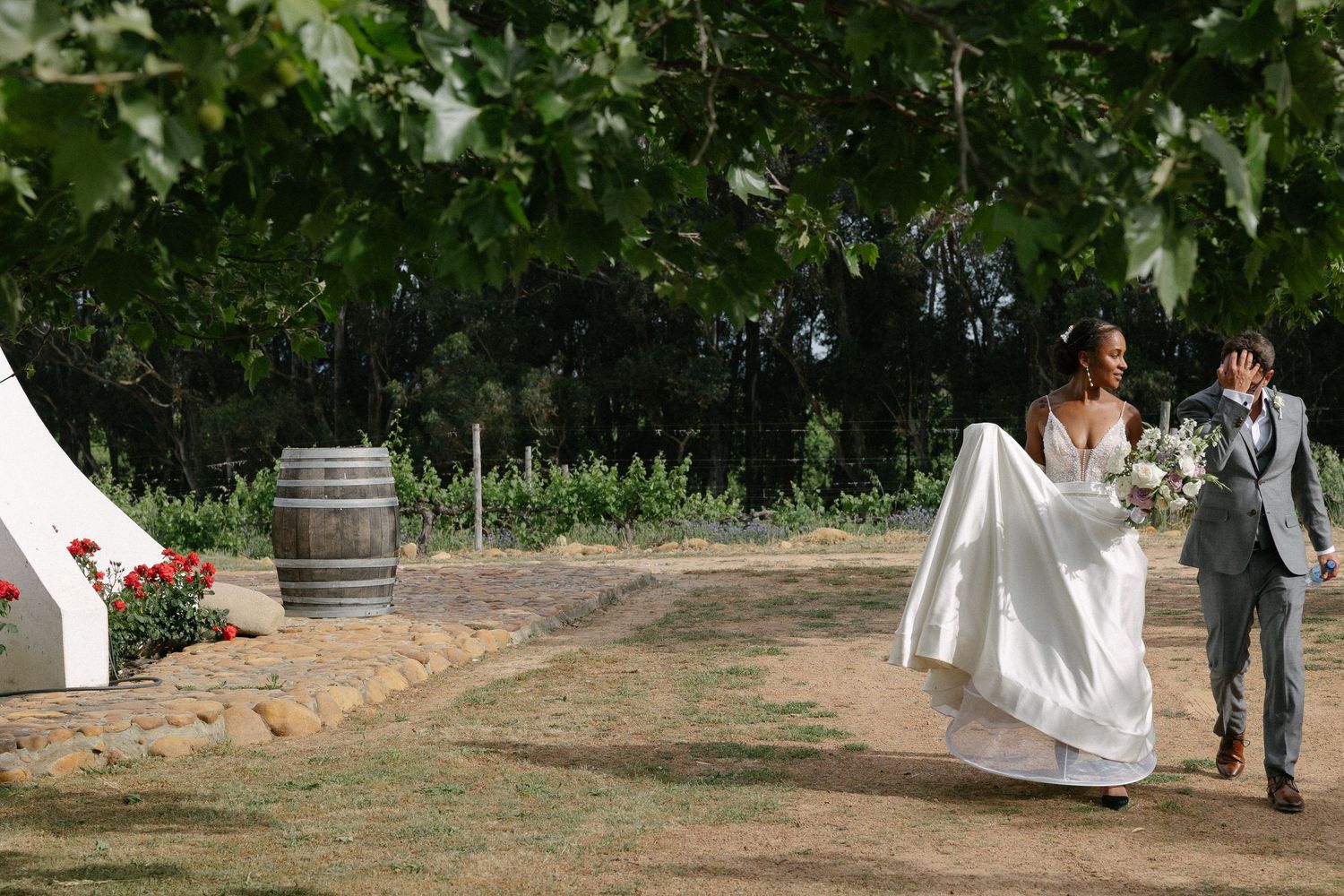 Jenny and Tobias at Montpellier wedding photos capturing celebrations and beautiful portraits with Christene de Coning Photography
