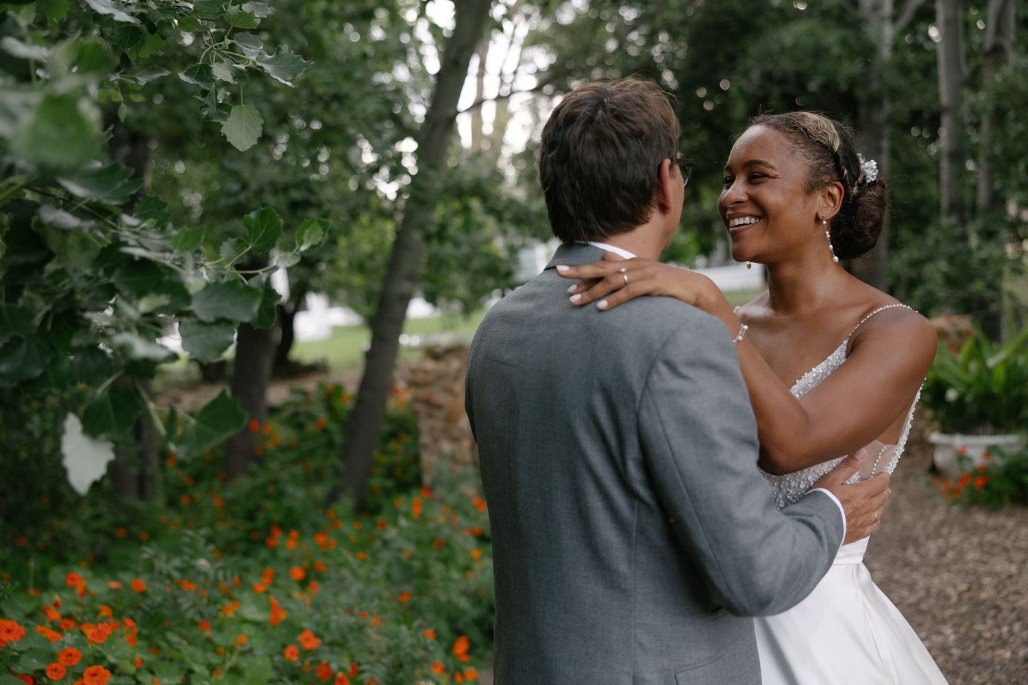 Jenny and Tobias at Montpellier wedding photos capturing celebrations and beautiful portraits with Christene de Coning Photography