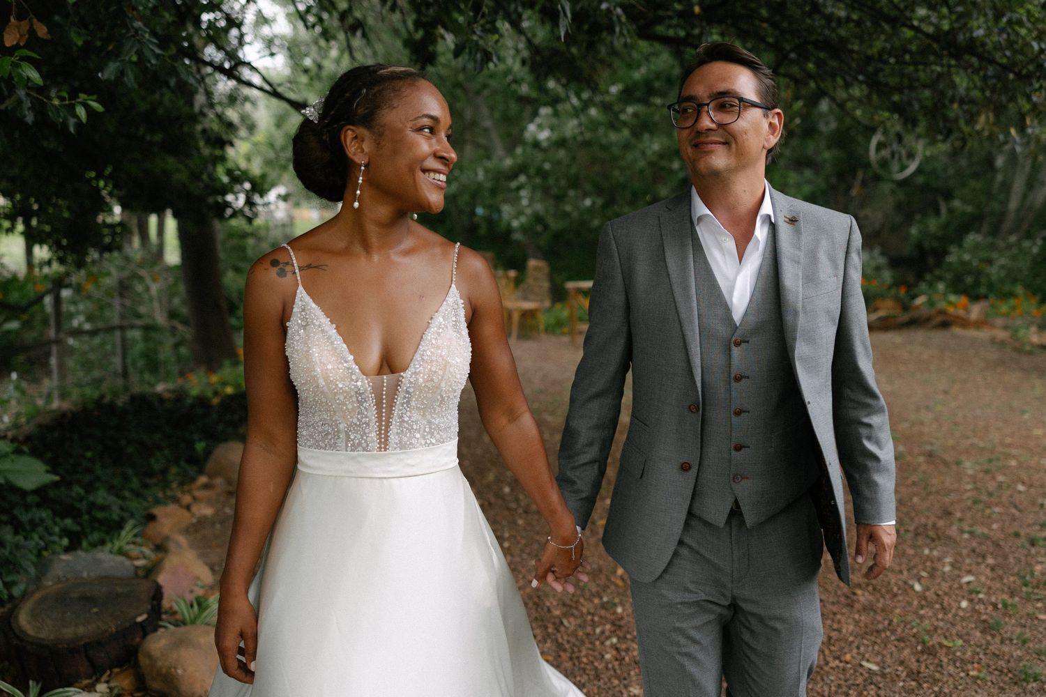 Jenny and Tobias at Montpellier wedding photos capturing celebrations and beautiful portraits with Christene de Coning Photography