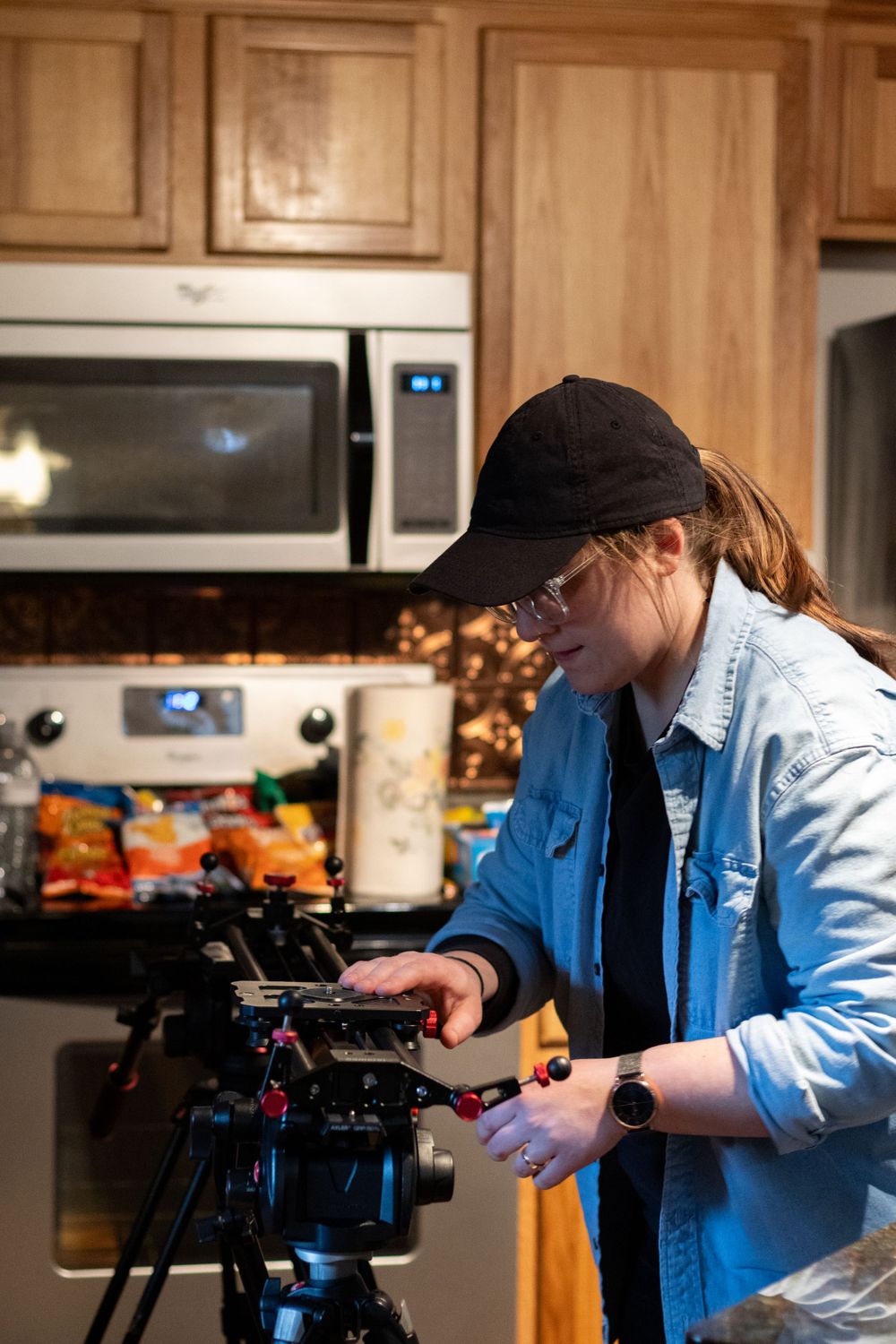 Annabelle Robinson Visual Arts behind the scenes photography